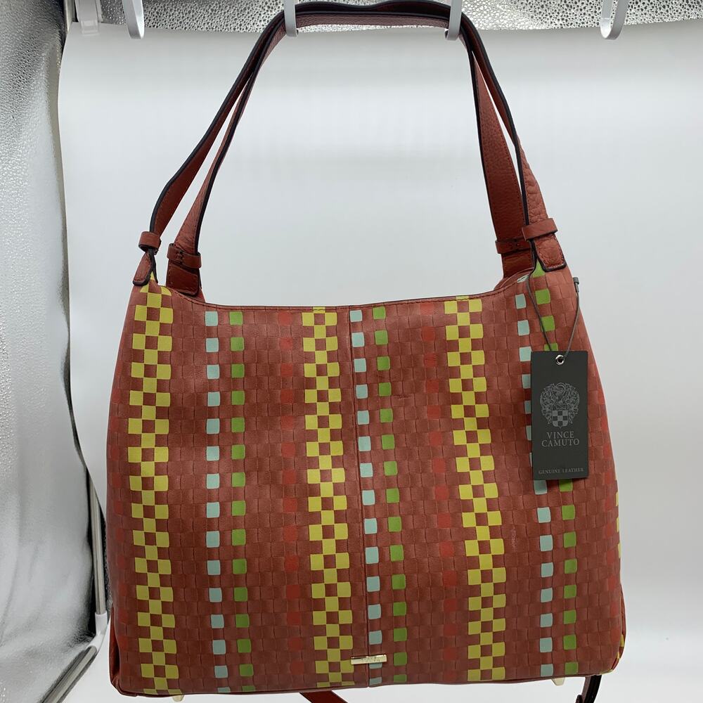 Vince Camuto Womens Handbag Convertible Leather Tote - Tania